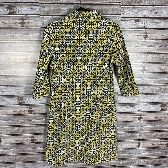 J. McLaughlin Pattered Dress Size Med  - Like New! - Picture 5 of 5
